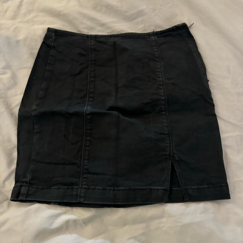 Pacsun black denim skirt